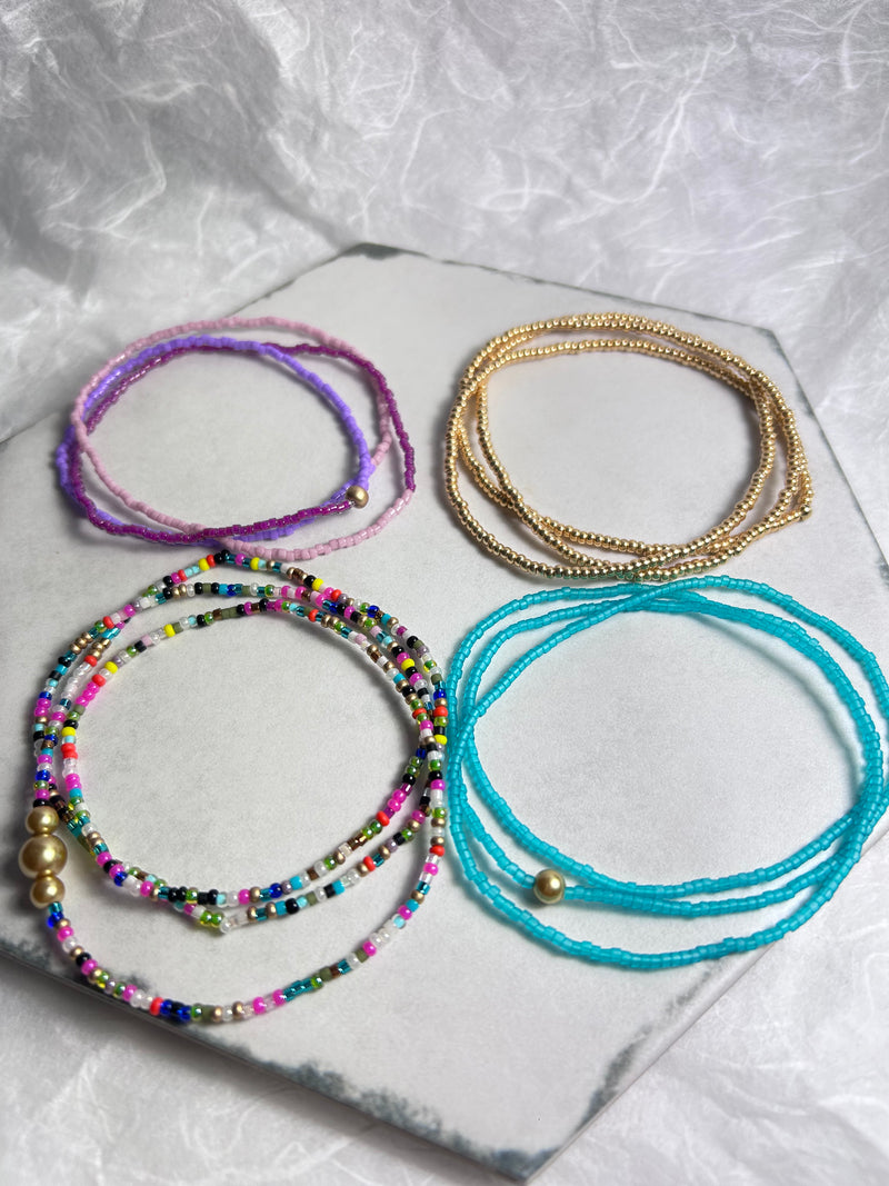 Solid Colored Continuous Wrap Stack