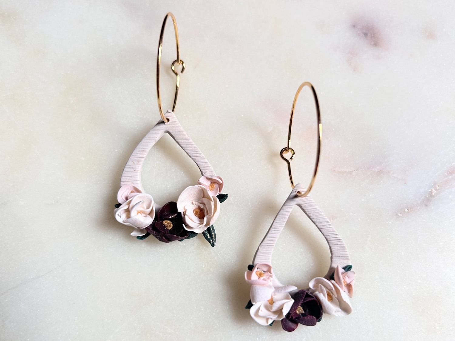 3D Floral Dangles