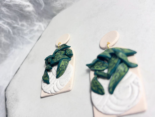 Prayer Plant Earrings